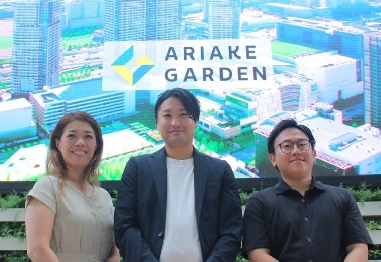 （左）一般社団法人全国マザーズケア協会　内田三恵子氏　（中）住友不動産商業マネジメント㈱　奈良光二　（右）一般社団法人日本マタニティフード協会　山本一樹氏