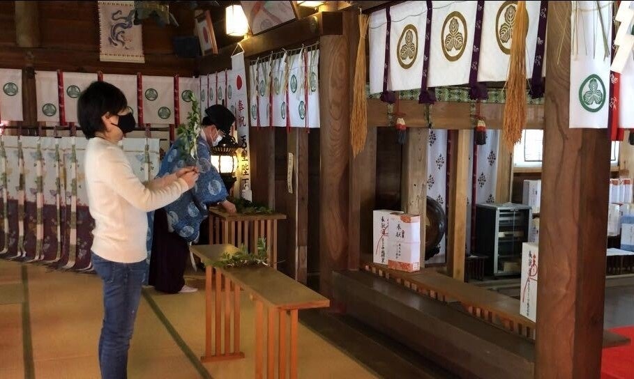 取締役会長 白井良による玉串奉奠