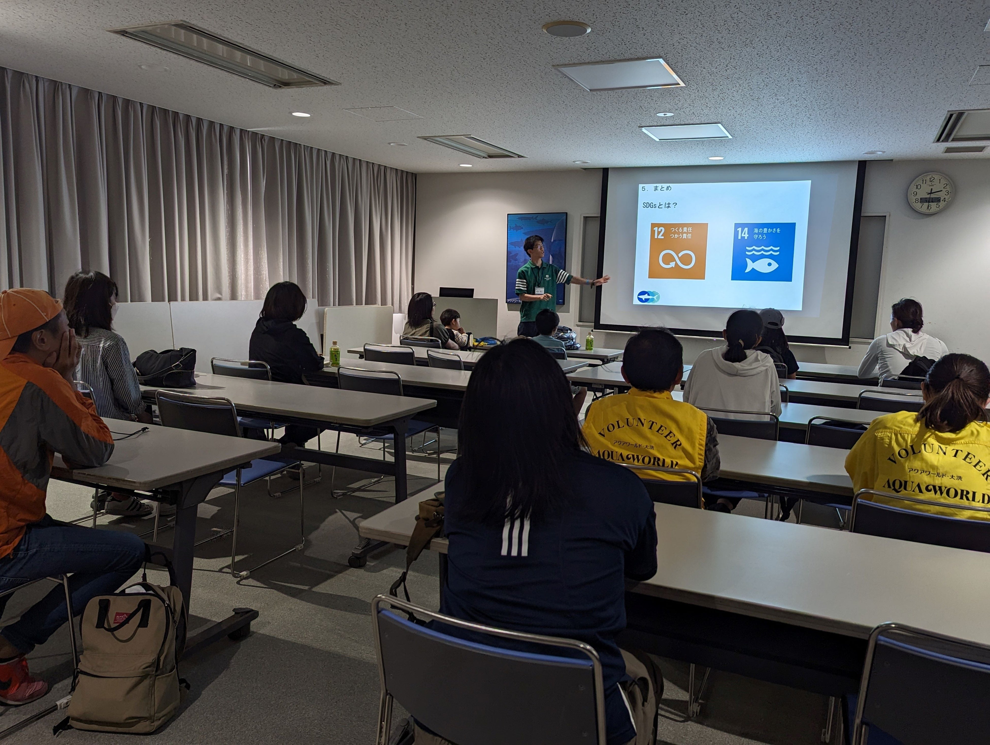 SDGs関連講話の様子