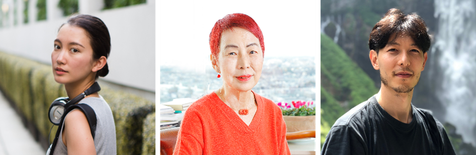 左から伊藤 詩織氏 (Photo by Hanna Aqvilin) 、上野 千鶴子氏 (Photo by Sakura Goto)、下地 ローレンス吉孝氏