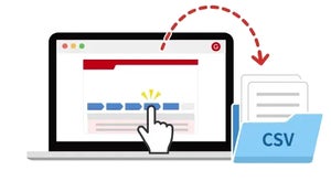 送り状番号入りのお届け先情報を一括出力する機能