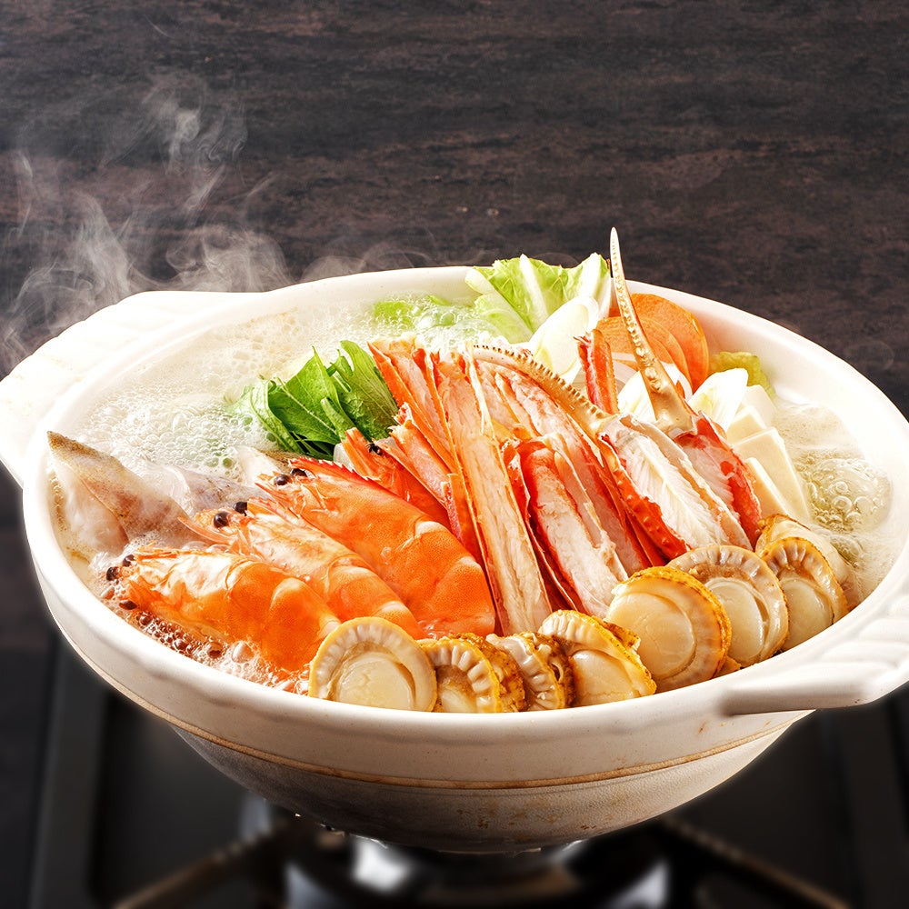 本ズワイ蟹入り海鮮鍋
