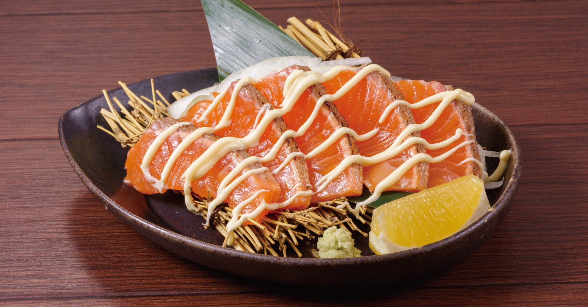 炙りサーモン刺し(5貫)