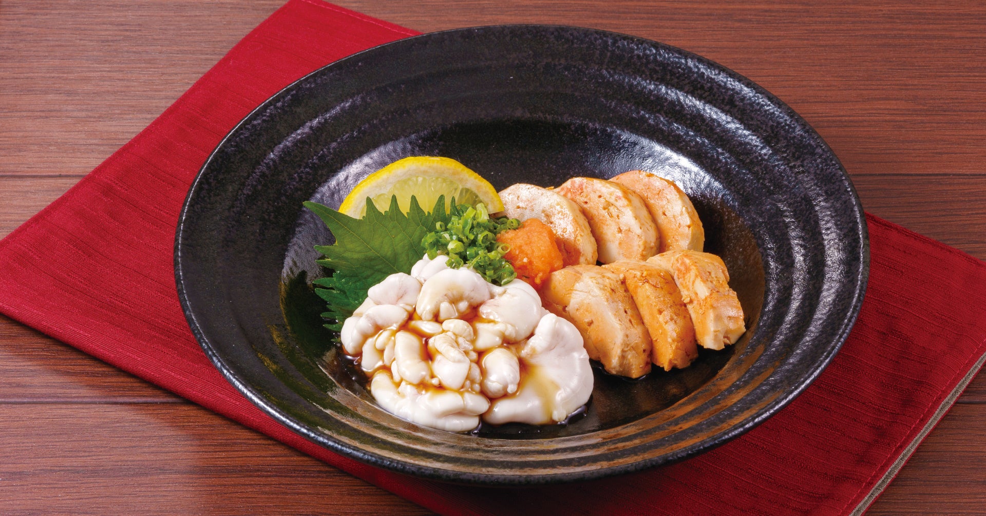 あん肝と白子の合盛り(一人前)