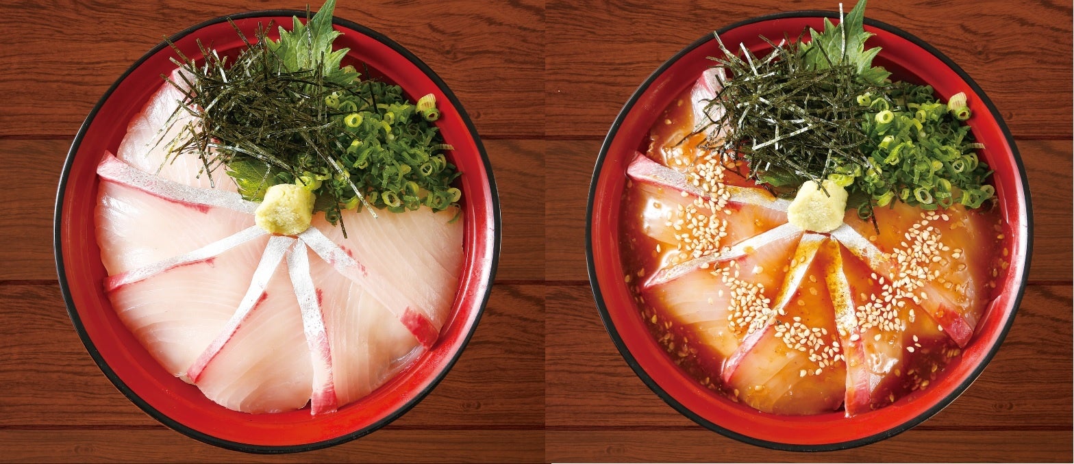 左…えごま勘八丼　右…胡麻えごま勘八丼