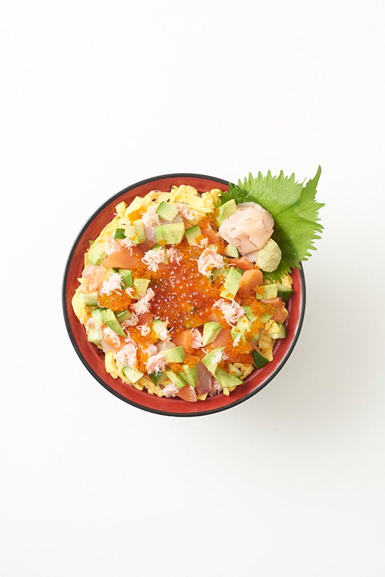 味の激流丼（俯瞰）