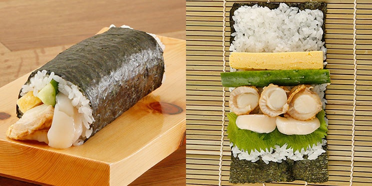 #食べるぜニッポン  Wほたて恵方巻 具材