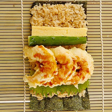 ぷりぷり海老天恵方巻 中身