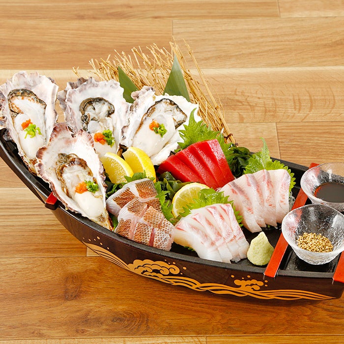 6000円コース 刺身盛り合わせ