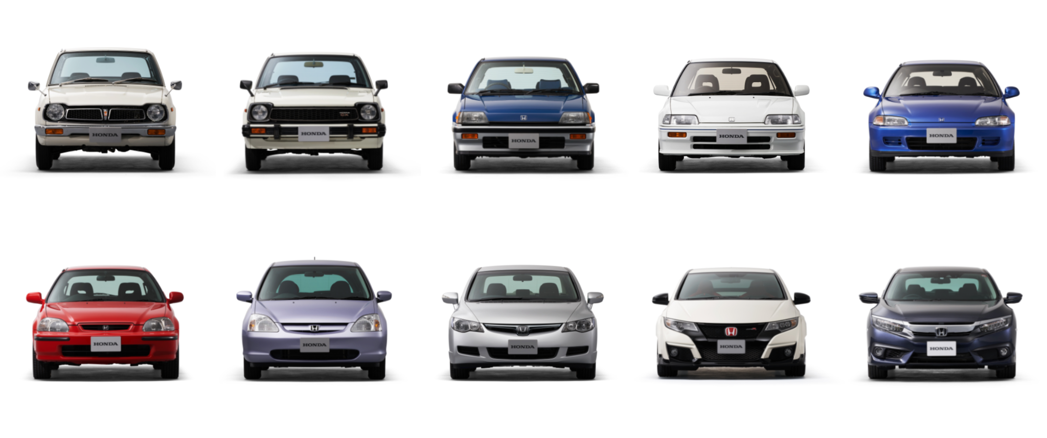 歴代CIVIC（初代～10代目）