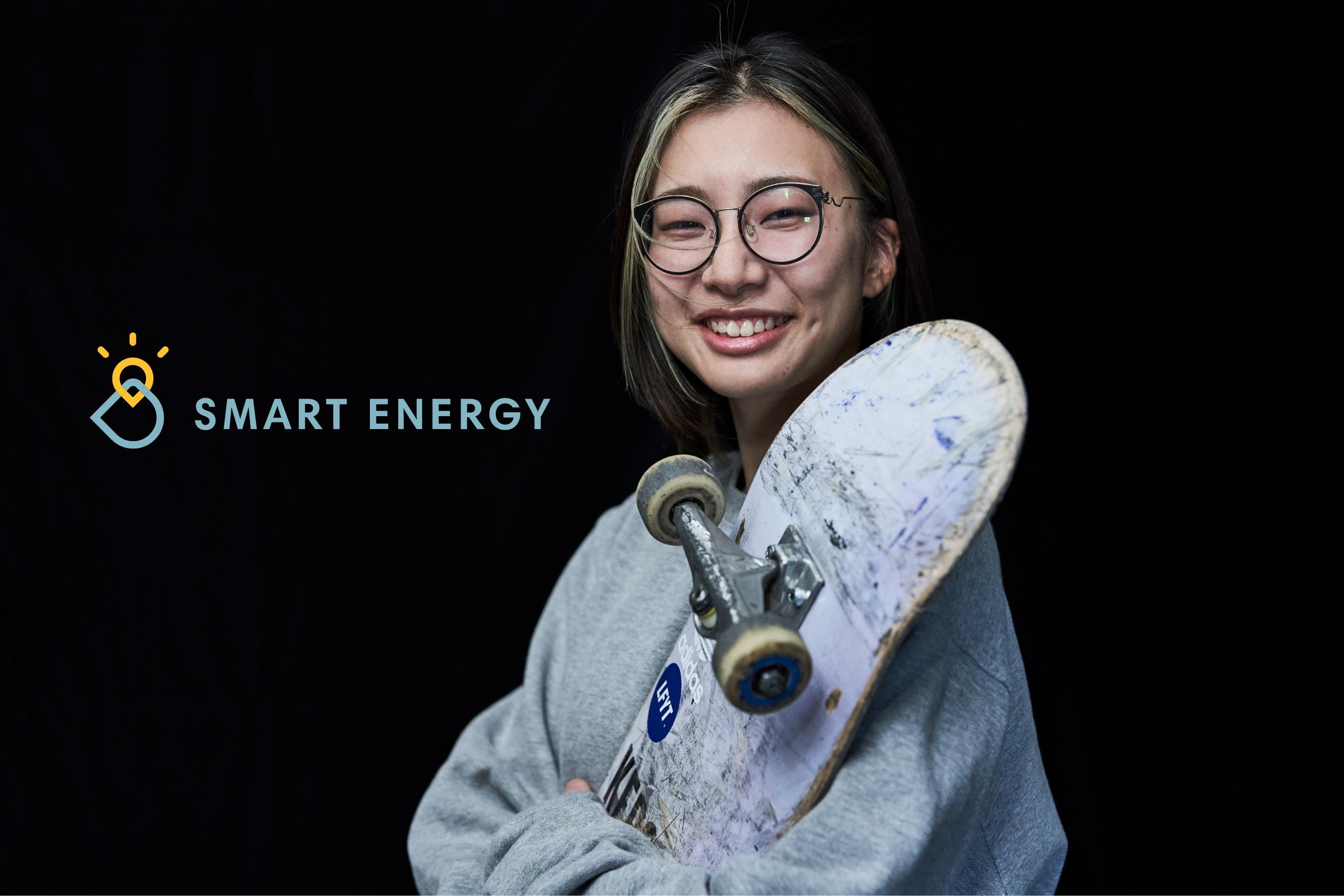 藤澤 虹々可 選手/ スケートボード スマートエナジーとプロスケートボーダー藤澤虹々可が女性活躍