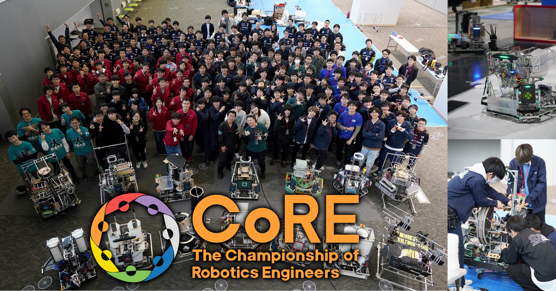 「The Championship of Robotics Engineers 2023」が初開催！「紀州藩同盟」が競技優勝を獲得。次世代エンジニアの育成に注力する競技内容と表彰制度を設けた大会。スポンサー・サポーター募集中。