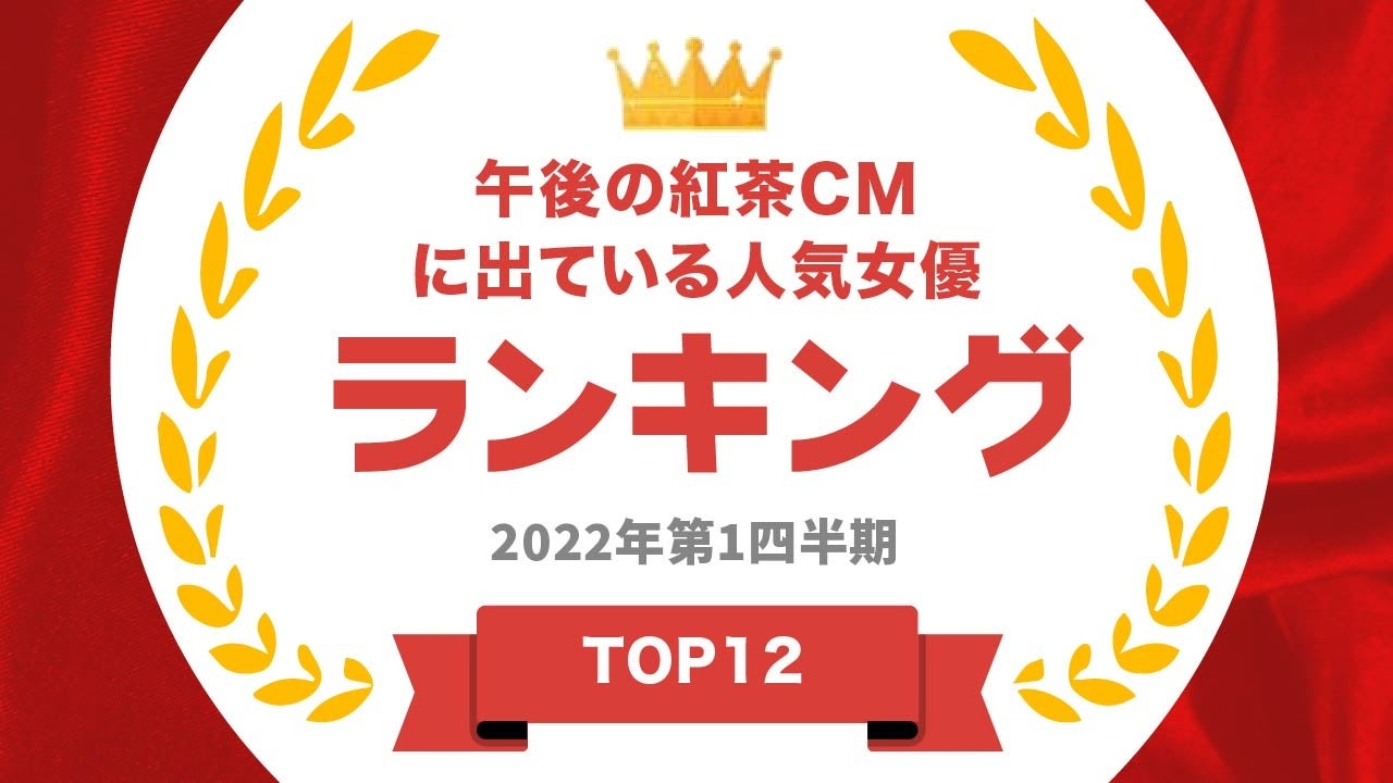 『タレントパワーランキング』が午後の紅茶のCM出演女優ランキングを発表!WEBサイト『タレントパワーランキング』ランキング企画第131弾!!