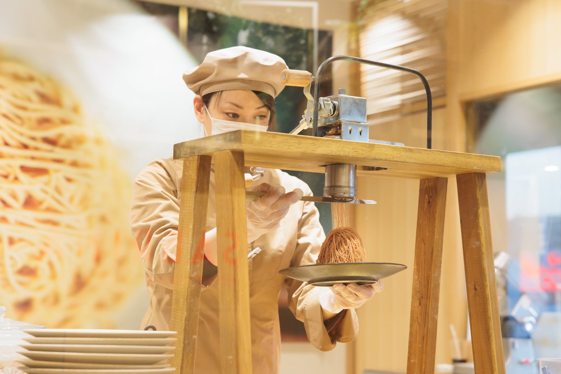 独自製造の搾り機