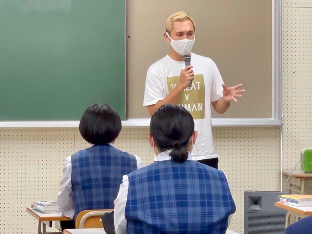 代表 橋本による“全力授業”