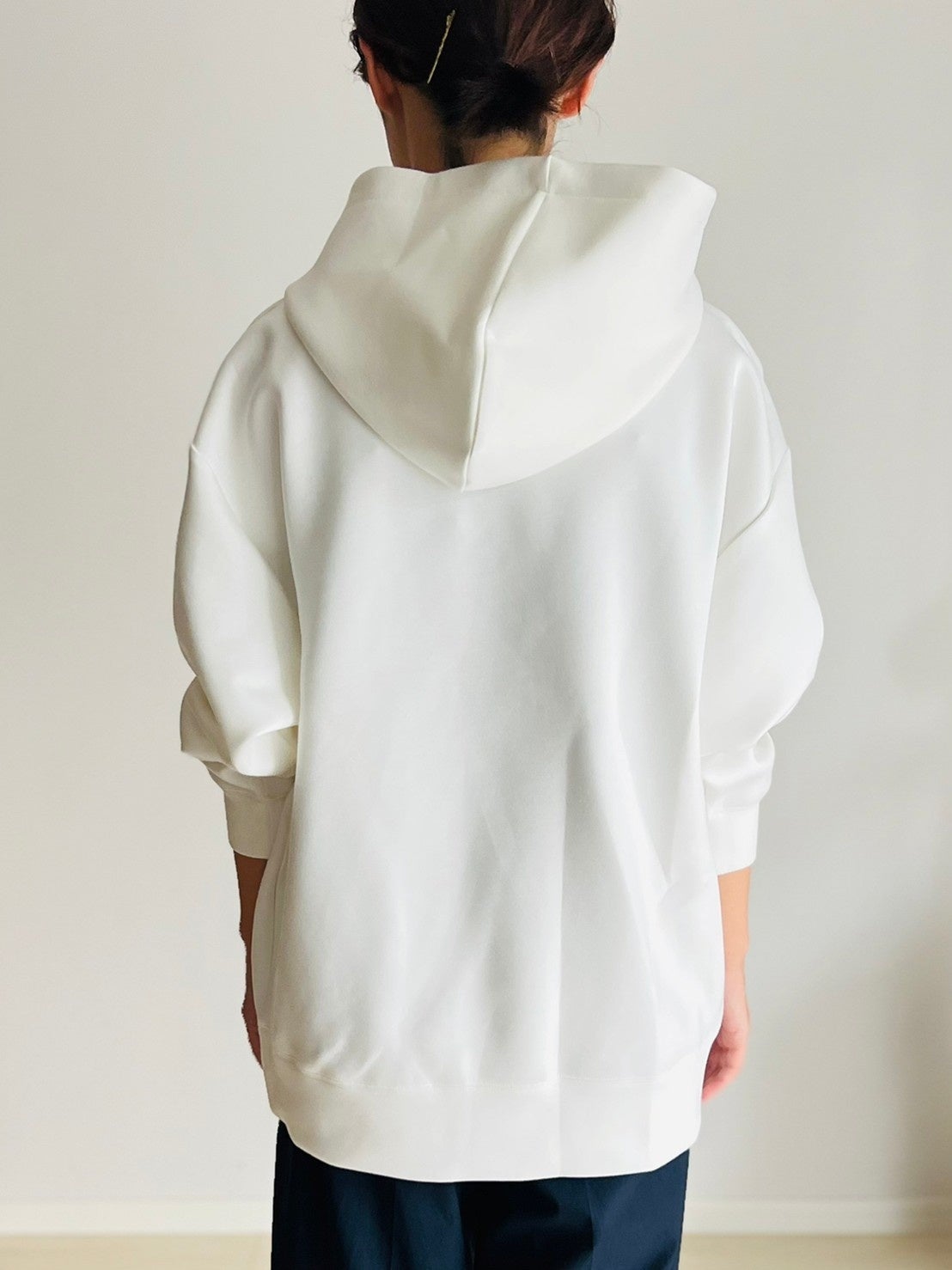 LEMONICA ラバーロゴパーカー  ホワイト