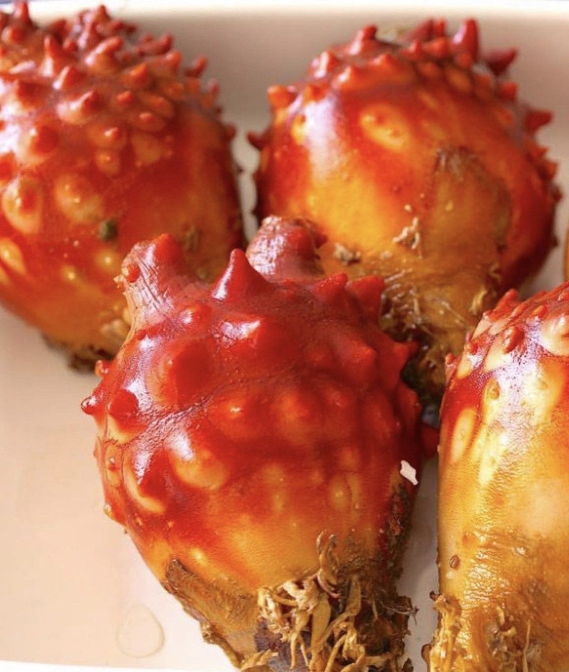 女川産のホヤを使用し、美味しさを追求しました