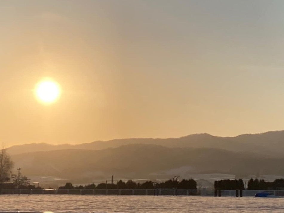 小麦の奴隷 上富良野店からの風景