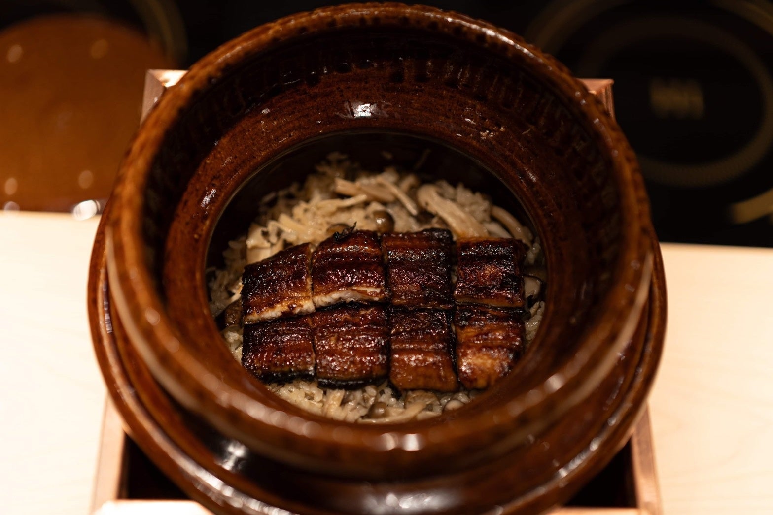 【食事】 能登で育ったうなぎの土鍋御飯