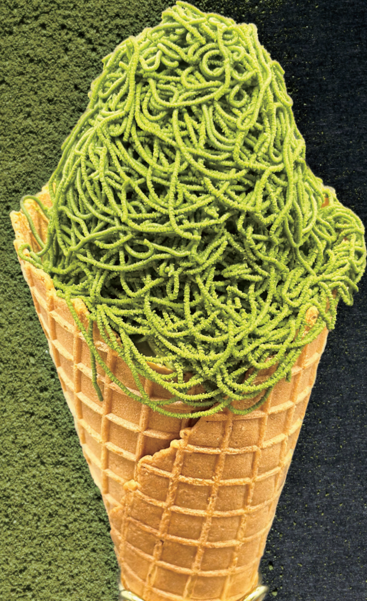 抹茶モンブランソフト