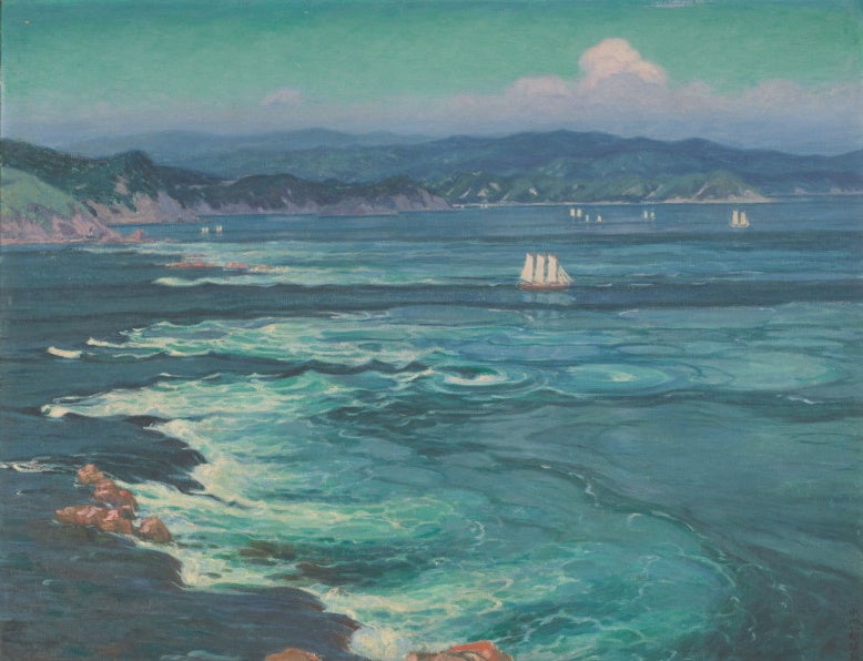 中川八郎「鳴門瀬戸(なるとせと)」 大正6年(1917)★