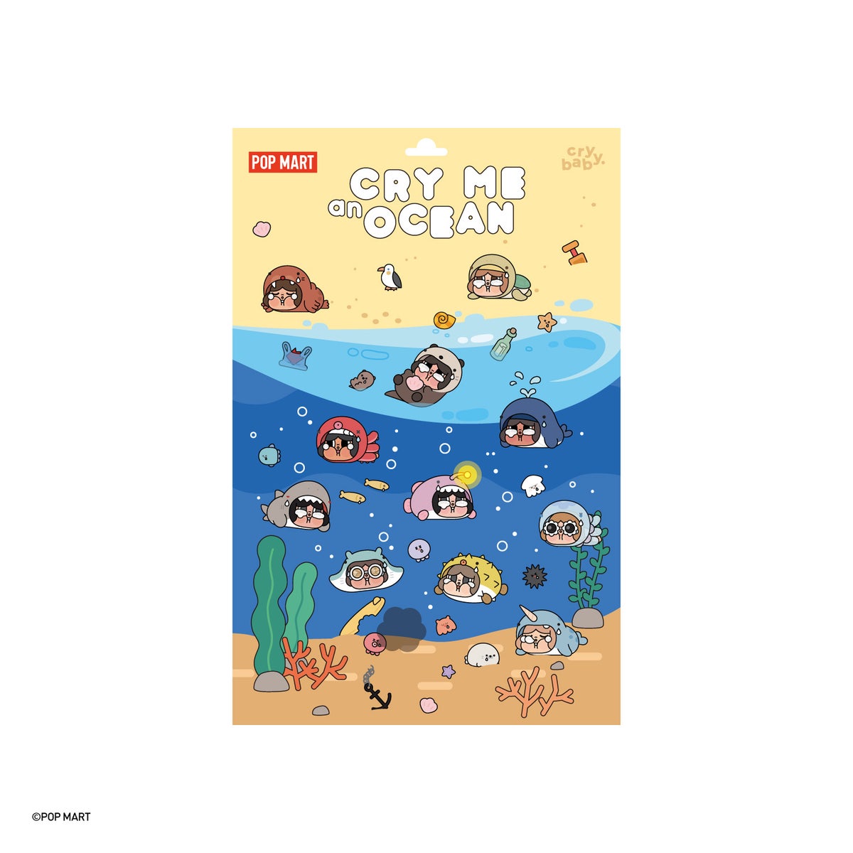 CRYBABY Cry Me an Ocean シリーズ ステッカー