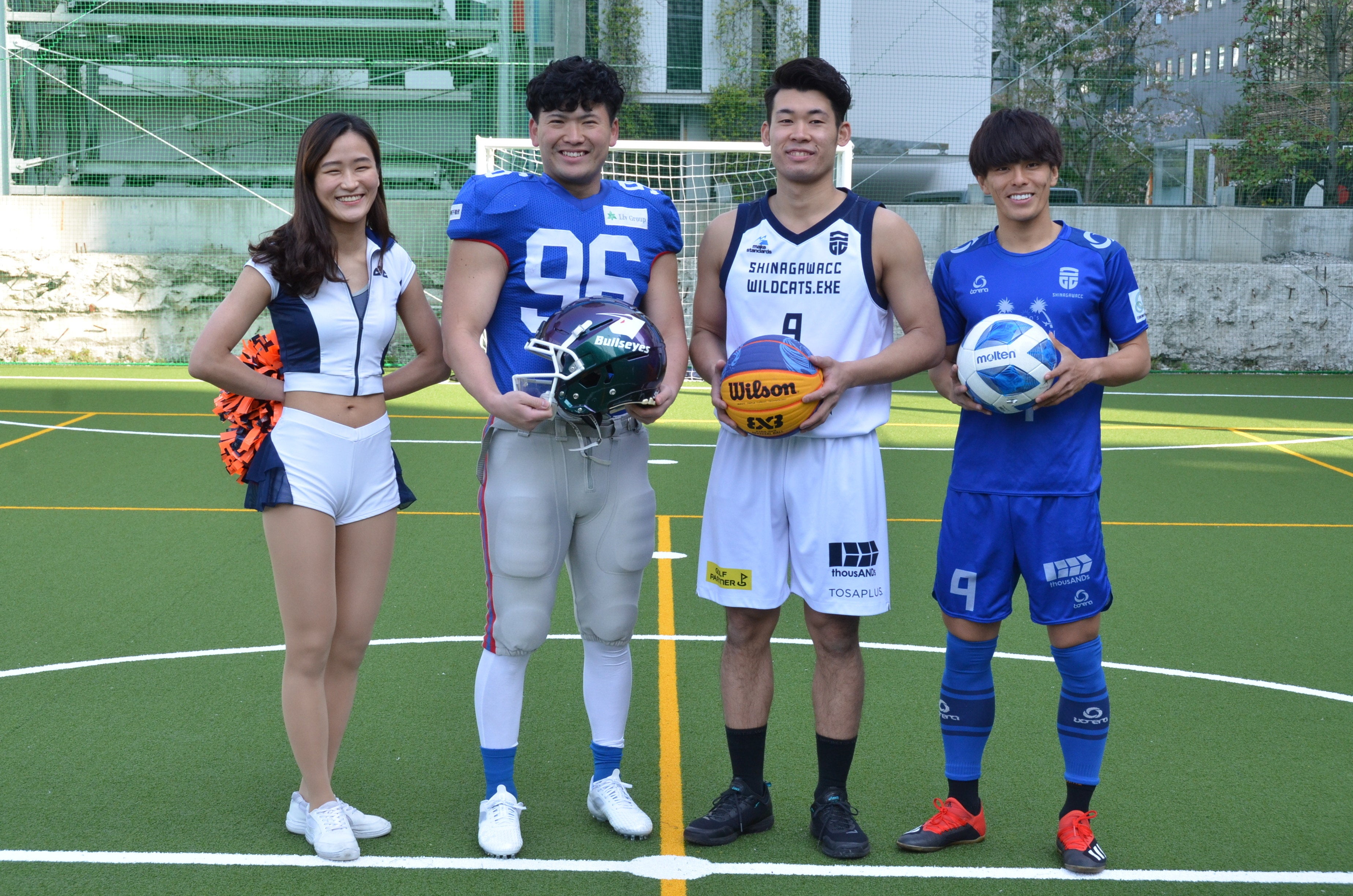 各チームのアスリートがミニスポーツ教室を開催します。