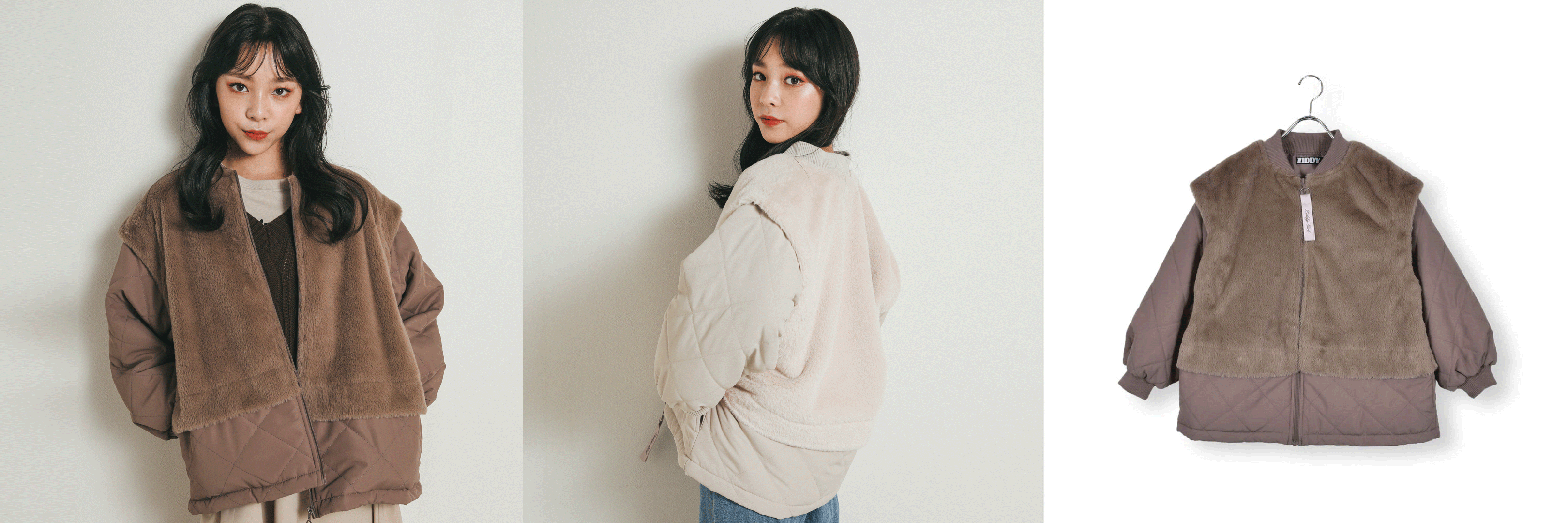 カラー：モカ・オフ サイズ：130-160cm ￥6,490（税込）