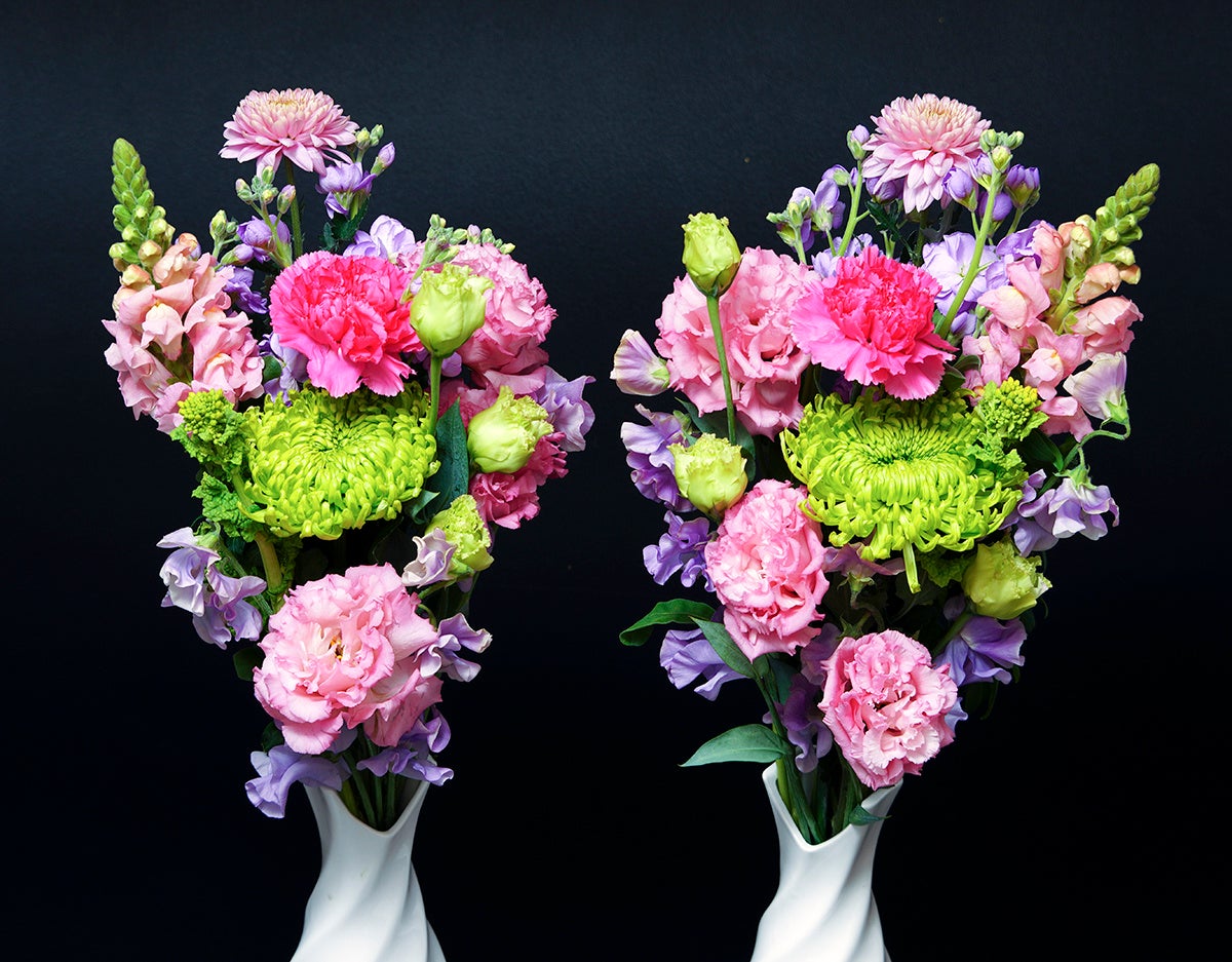 花市場から直送で長持ち！色とりどりの春の花に思いを込めた「彼岸の