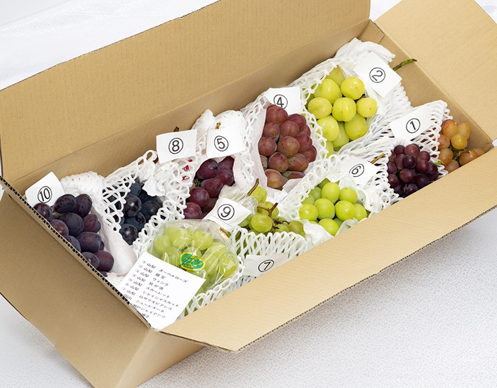 信州産葡萄　食べ比べ四種類 高級ブランド葡萄】人気トップ7食べ比べガチャ何が届くかお楽しみ