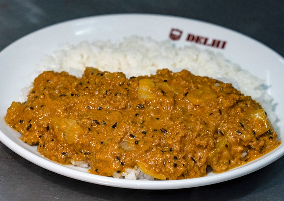 子どもも食べられる辛くないカレー、ケララ風ココナッツキーマカレー