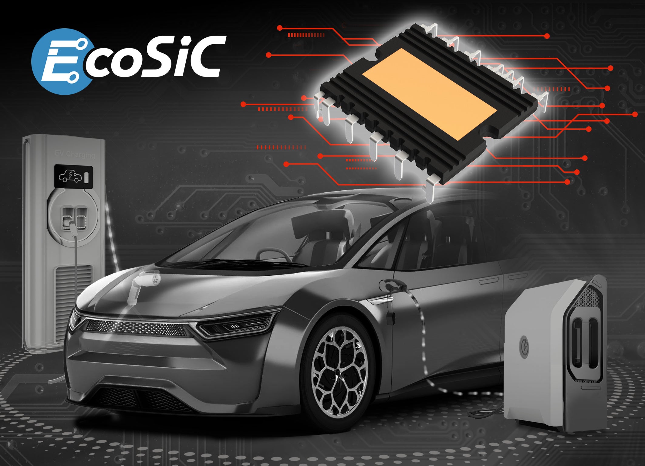 OBCのデファクトスタンダードへ！高電力密度の新型SiCモジュール