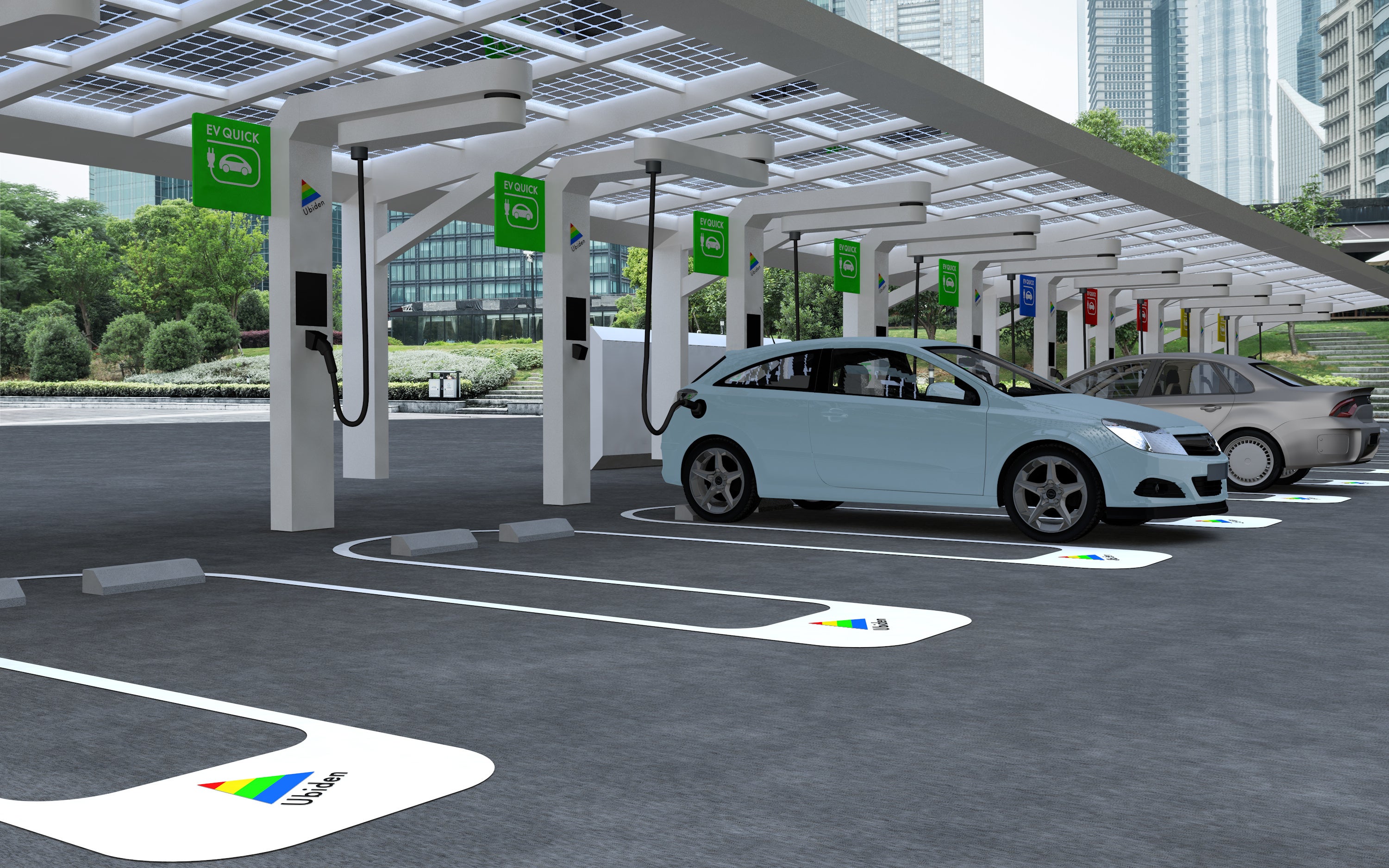 WeCharge急速充電ステーション・イメージ（タイプI）