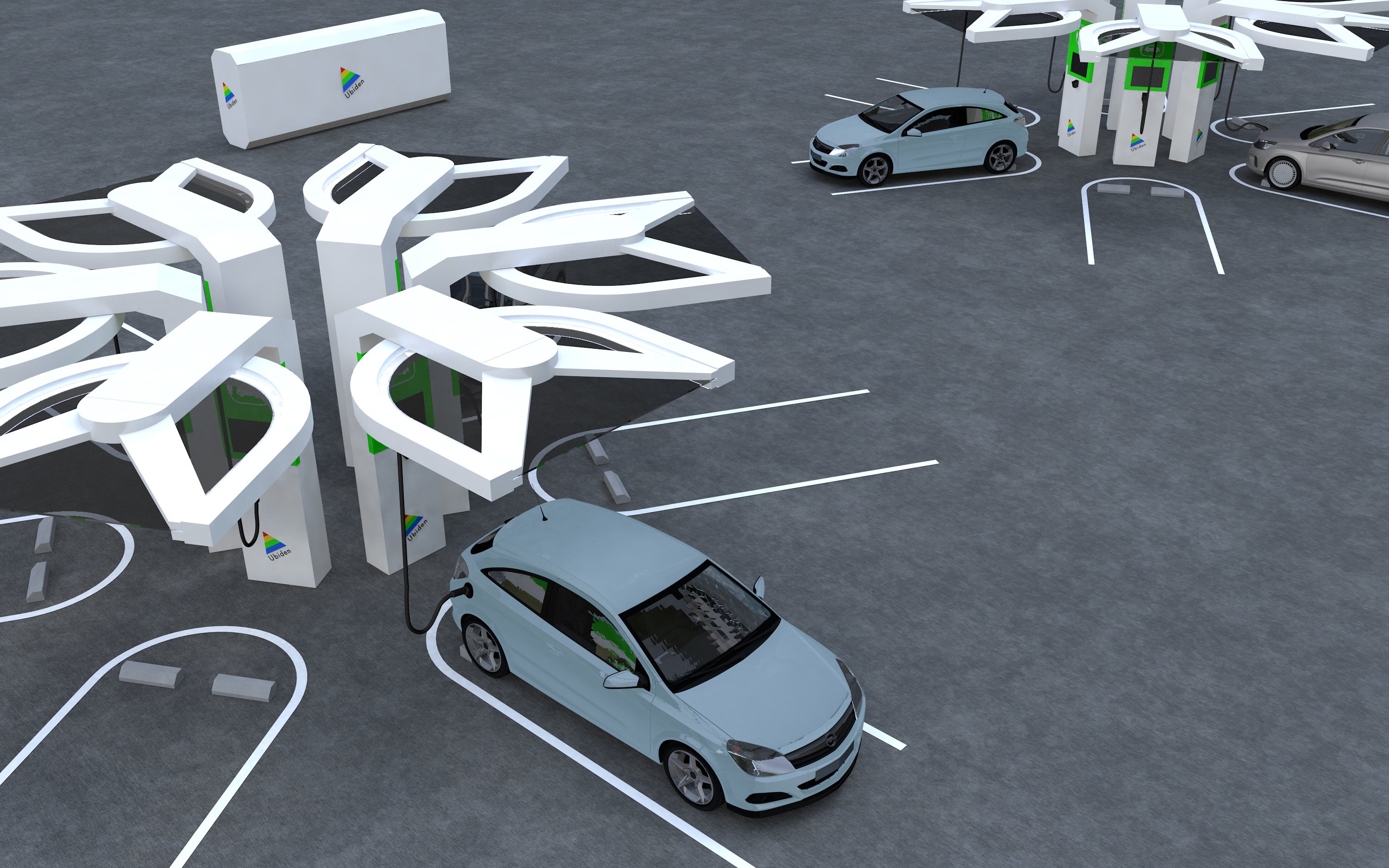 WeCharge急速充電ステーション・イメージ（タイプU）