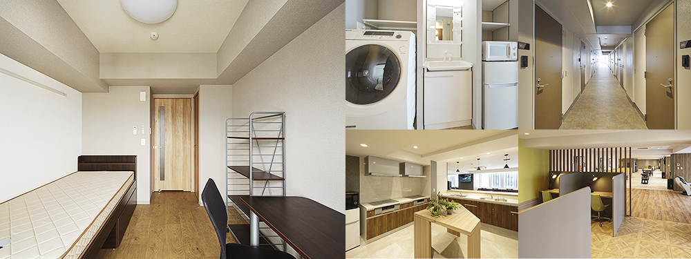 ※ドーミー京都山科の室内イメージです。その他の掲載物件は「W＆M」のサイトでご確認ください。