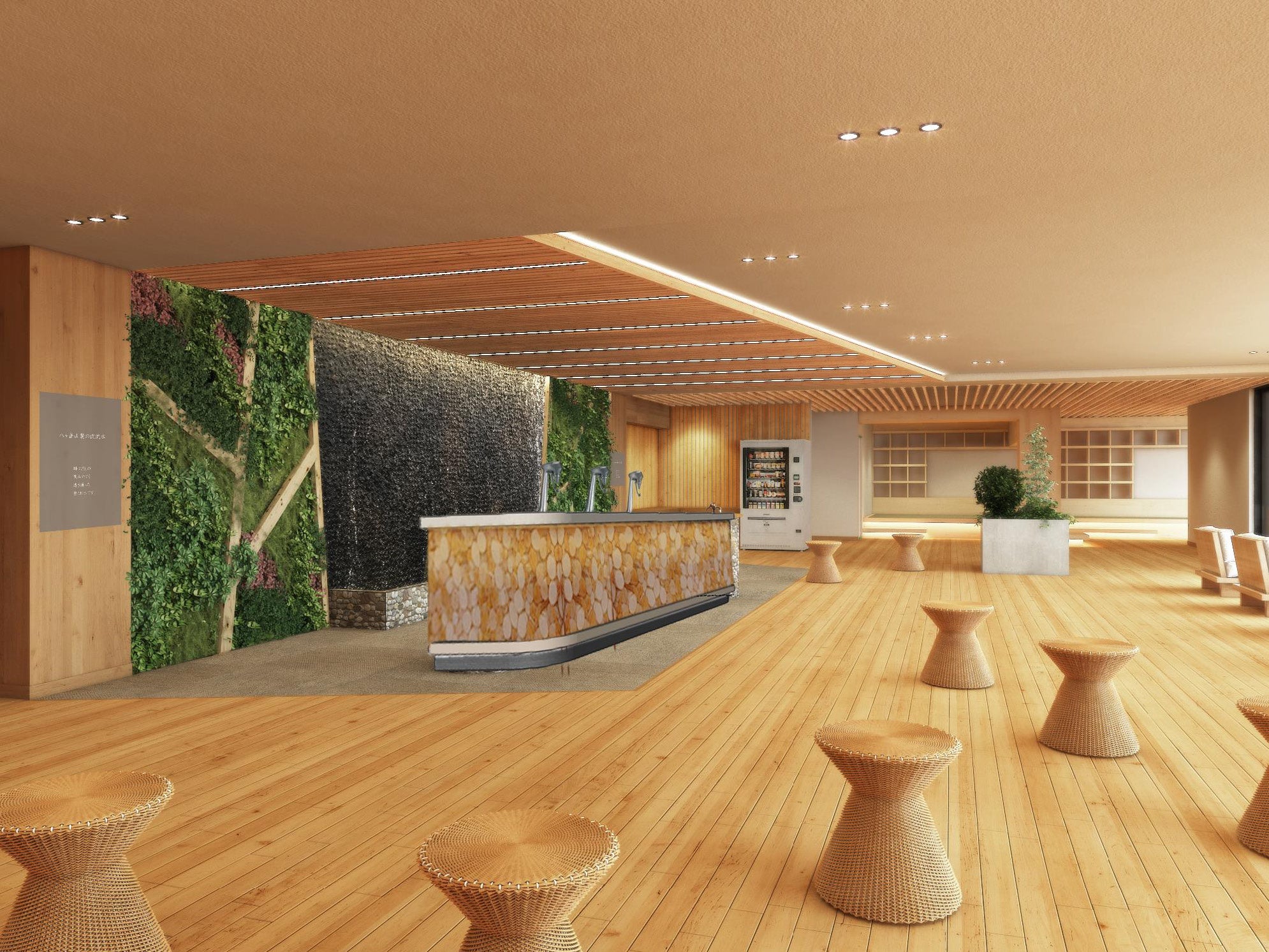 △ 3階・湯上がりラウンジ