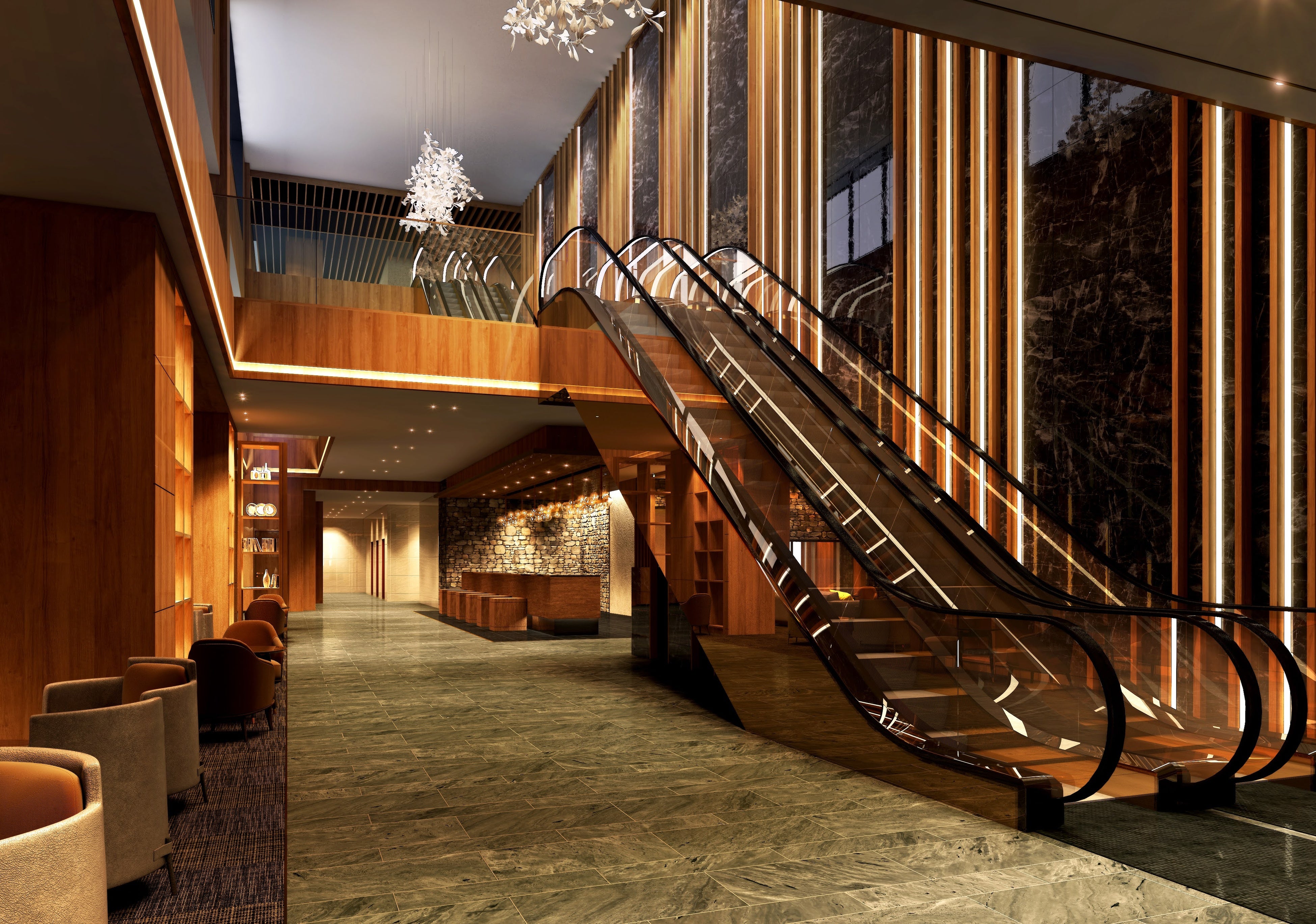 △ 1階・ホール