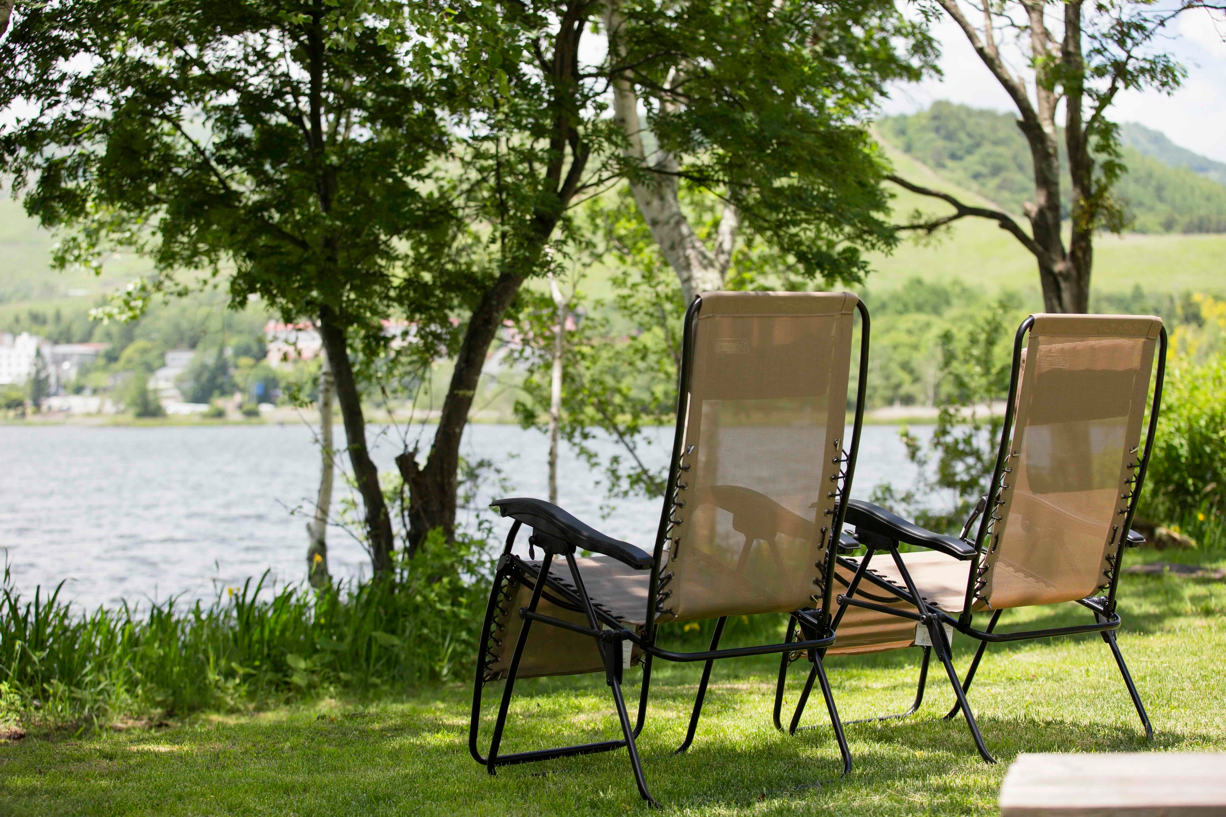 高原の空気で外気浴