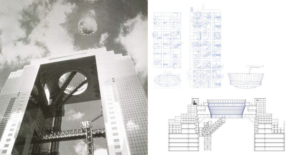 「飛び立った宇宙船の設計図」原広司 + アトリエ・ファイ建築事務所　提供