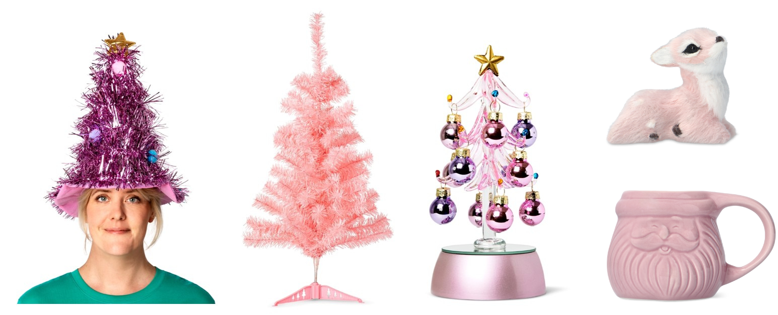 ピンク シルバー クリスマスツリー ユキ❤️プロフ必読❣️２つセット 渋谷サクラステージ 🎄クリスマスツリー 名前の通り🌸色