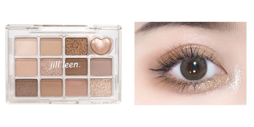 シャイニング9色ミニアイシャドウパレット HT01