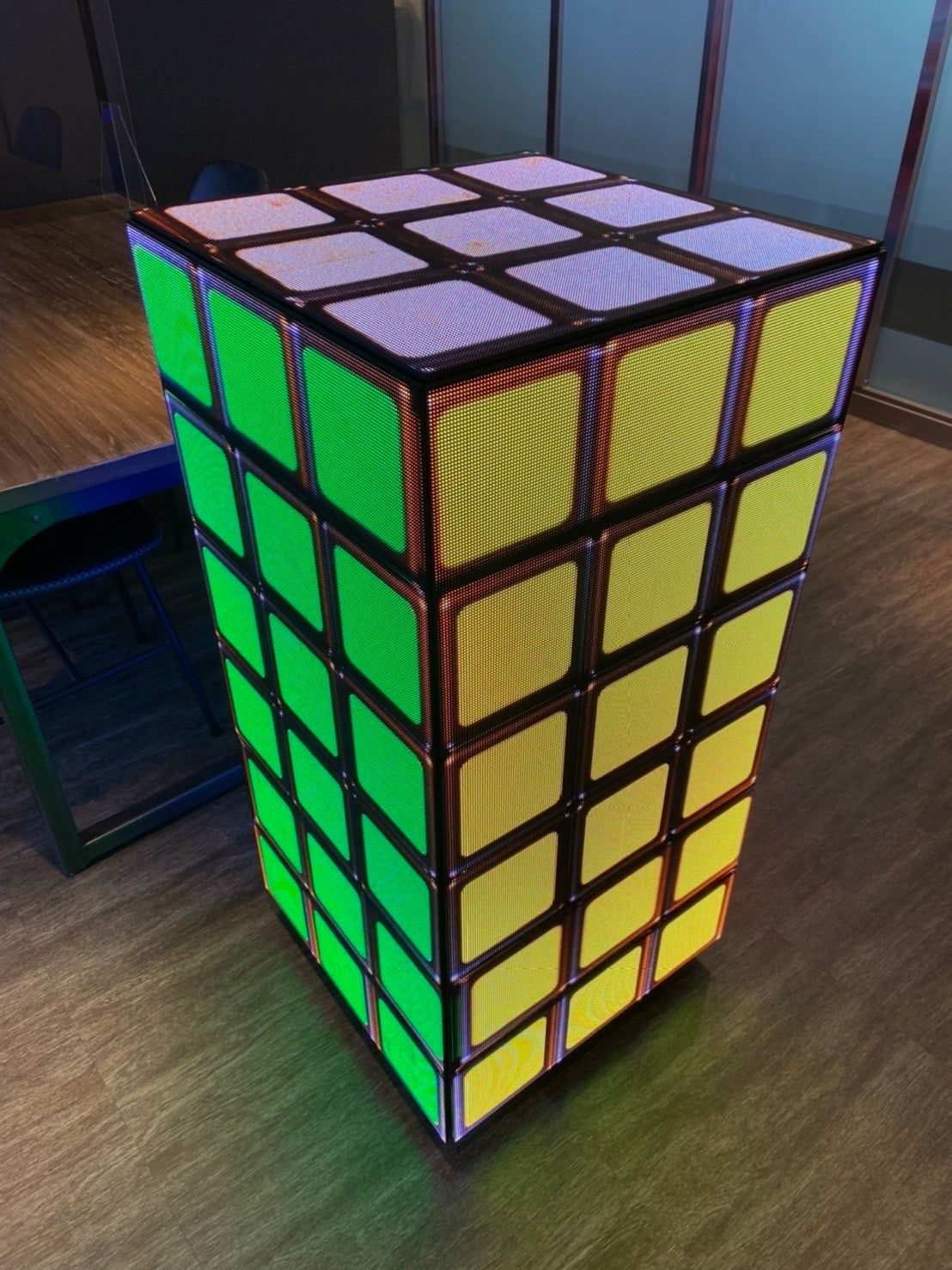 動いていない状態