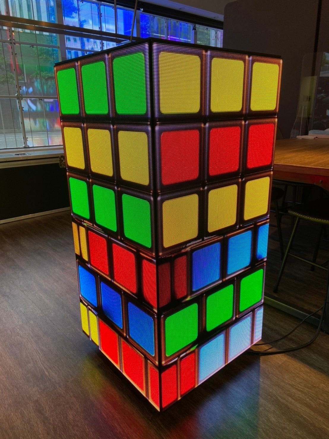 映像が動いた状態