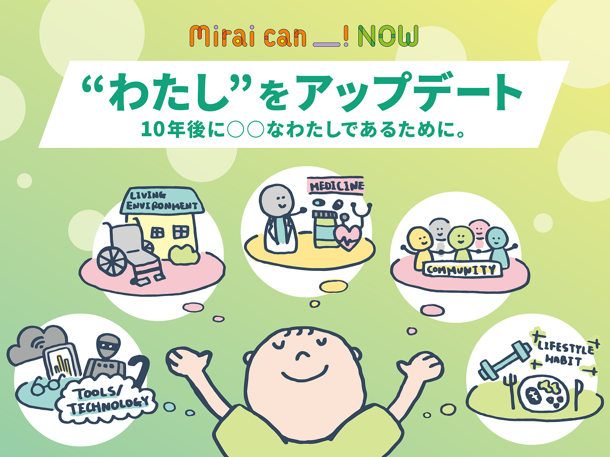 「“わたし”をアップデート」のイメージ