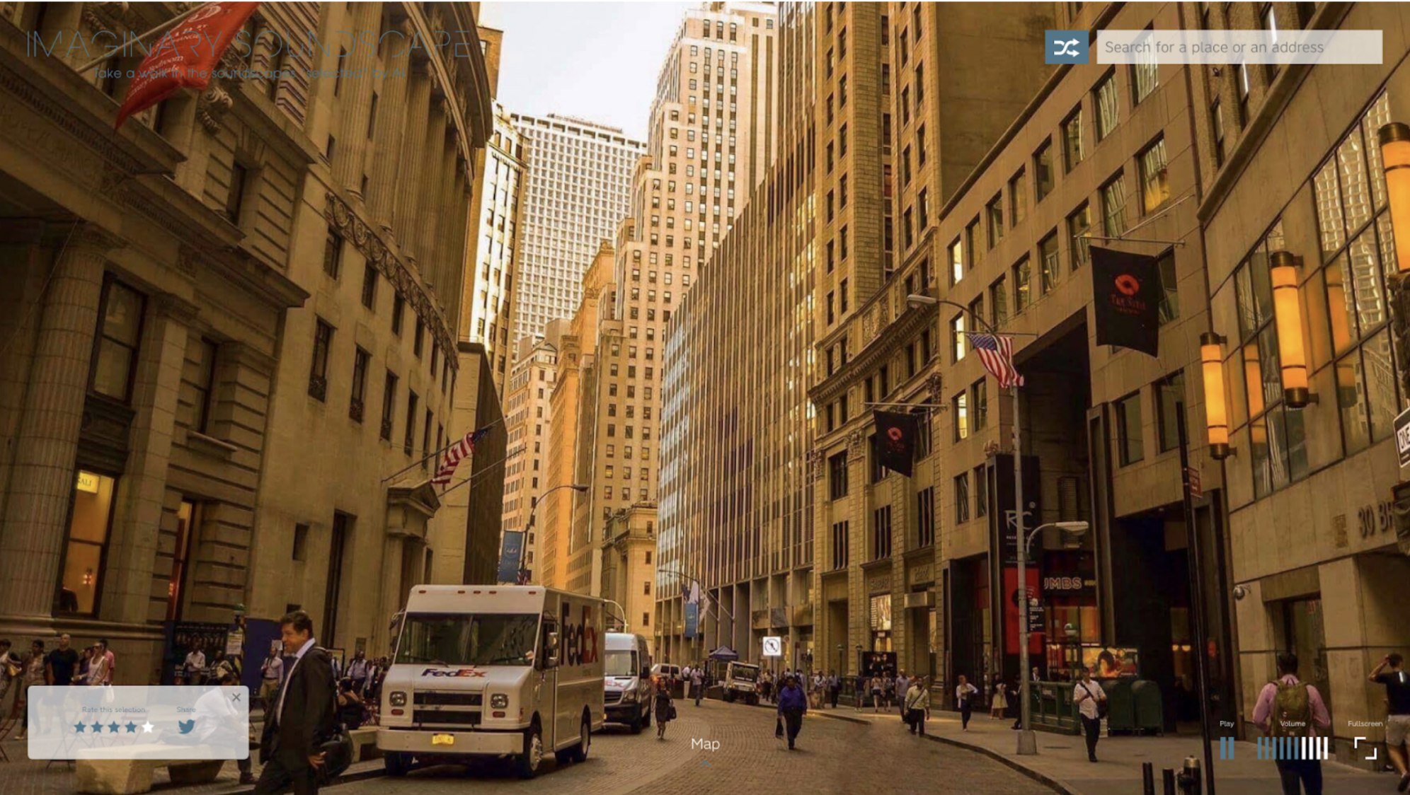 ストリートビューの写真に合った環境音を見つけてくれるGoogleストリートビューモード