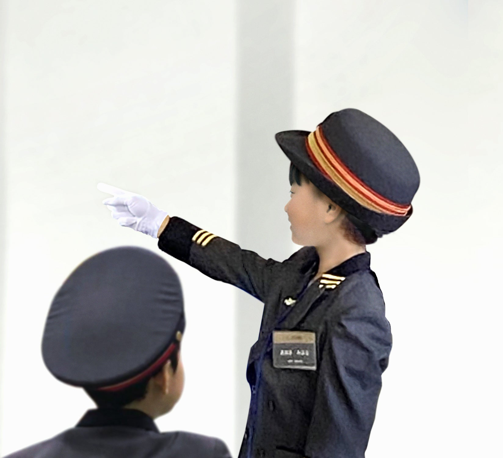 ＜小田急線の乗務員体験＞