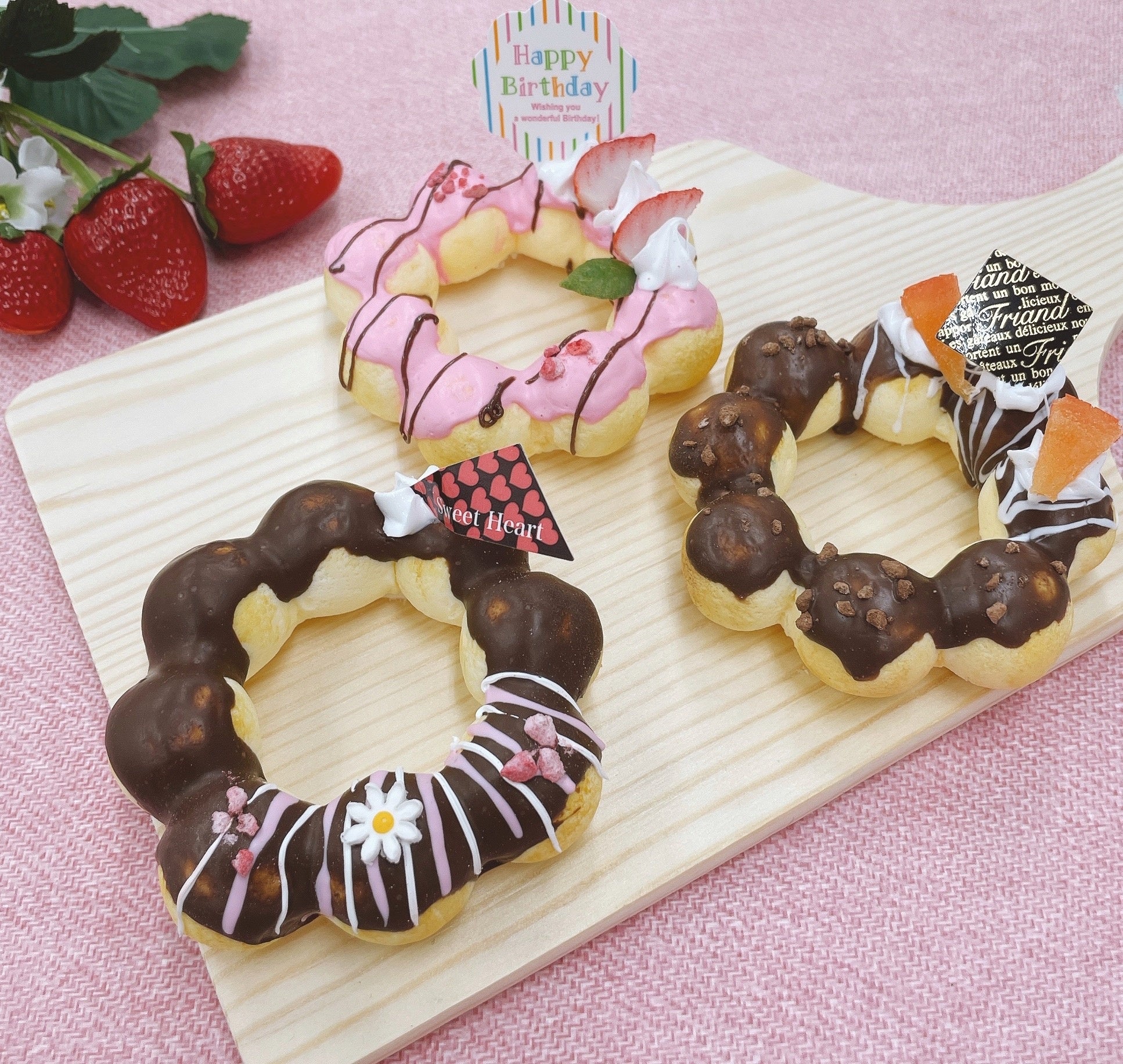 （デコレーションドーナツ 食品サンプルイメージ）