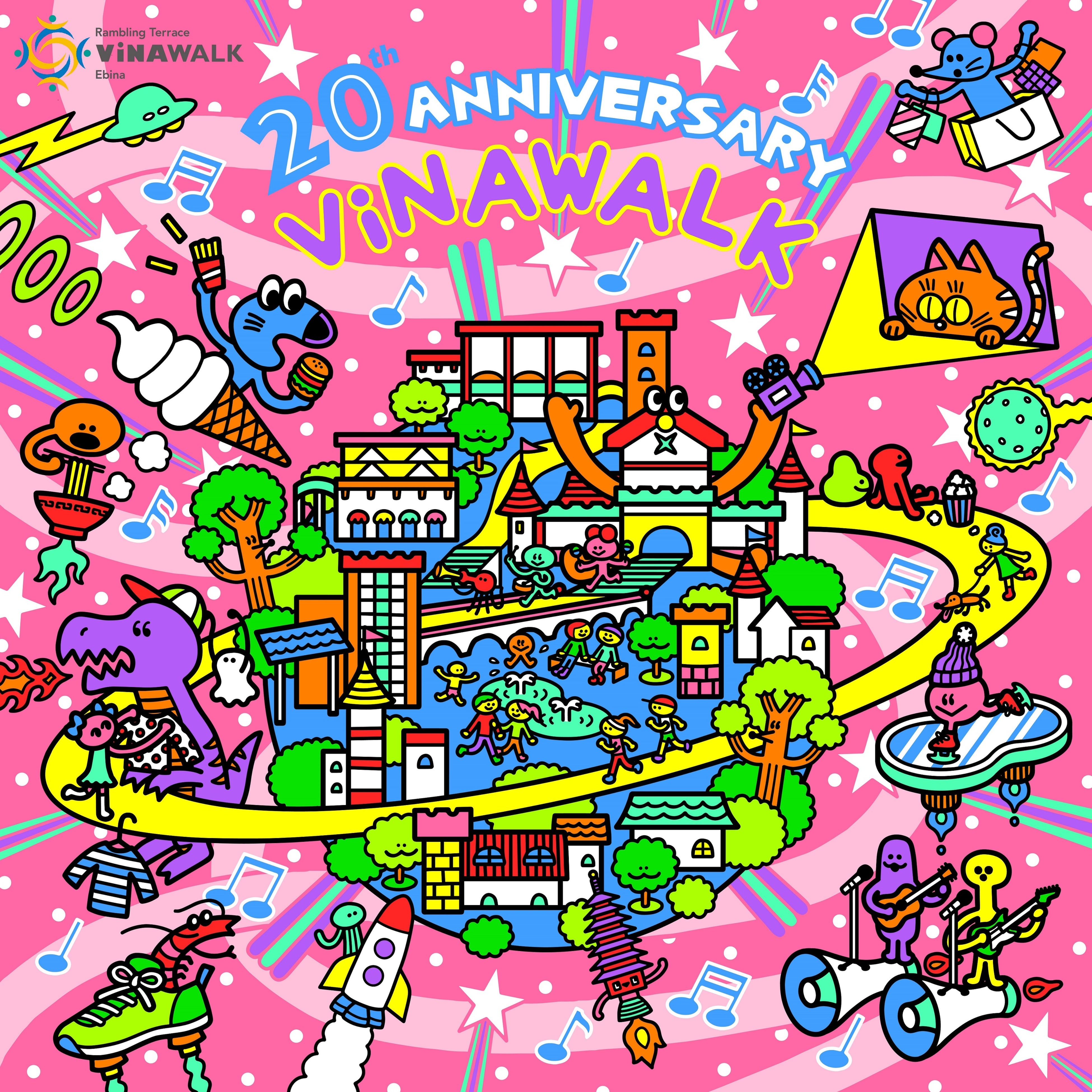 ＜「ＶｉＮＡＷＡＬＫ　２０ｔｈ　ＡＮＮＩＶＥＲＳＡＲＹ」　キービジュアル＞