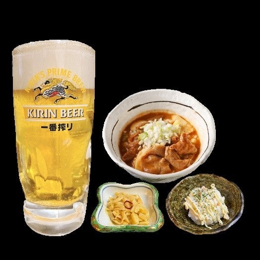 ＜居酒屋つなみ：ドリンク１杯・特製もつ煮込み・ポテトサラダ・お通し（通常最大1,518円相当）＞