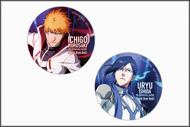 BLEACH Brave Souls ブレソル 缶バッジ 石田雨竜 20個 BLEACH ブレソル